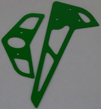 Fusuno Painted Green Fiberglass Fins